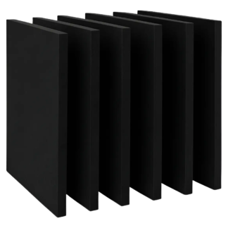 ECOFIBER SOUND CHAMFER BLACK DENS 50KG/M³ 622X622X30MM (22 PCS)