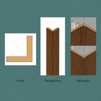 ARREMATE EM L ST 2740X65X15MM - AMBI