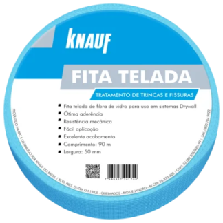 FITA TELADA PARA JUNTA DRYWALL 48MM 90M - KNAUF