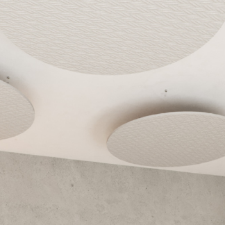 NUVEM FORM REDONDO BRANCO 600X500MM (2 PCS) - TRISOFT